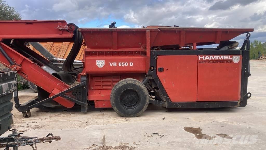 Hammel VB 650 D آلات تمزيق المخلفات
