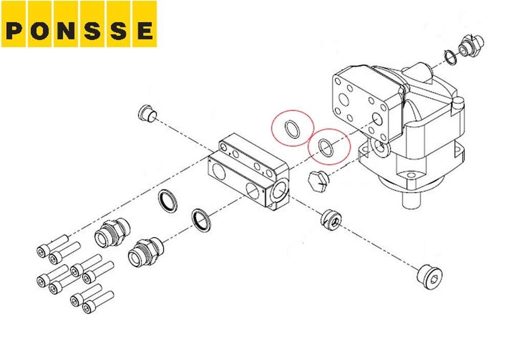 Ponsse 0014102 هيدروليات