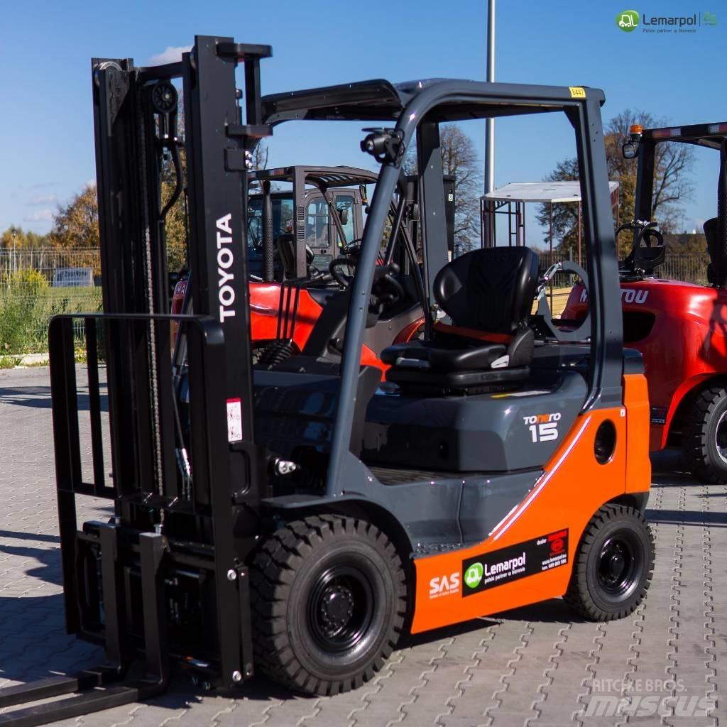 Toyota 8 FGF 15 شاحنات LPG
