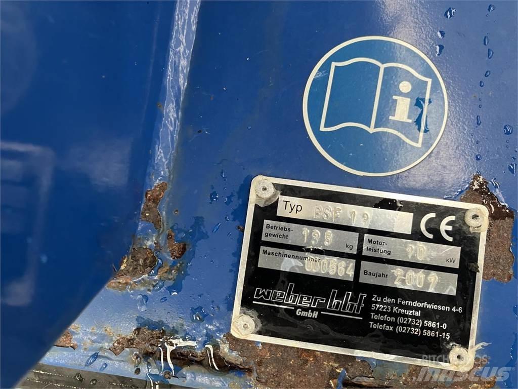 Weber BBF BSF 13 ماكينات أخرى لتجهيز الأراضي