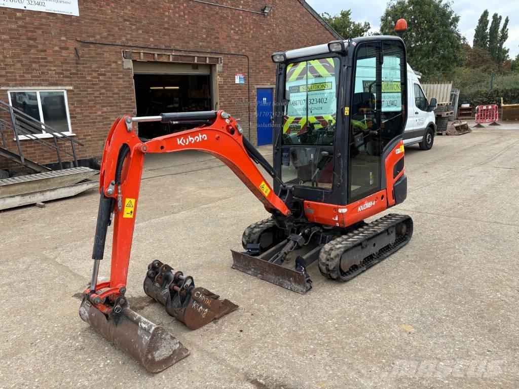 Kubota KX 018-4 حفارات صغيرة أقل من 7 طن (حفارات صغيرة)
