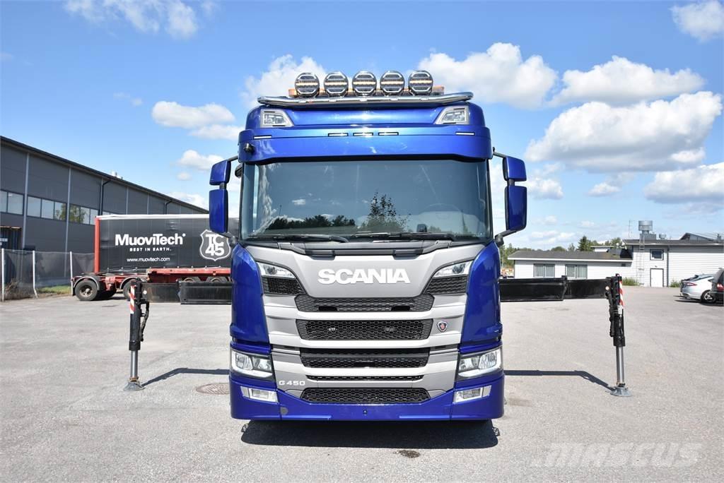 Scania G450 8X4 شاحنات الرافعات