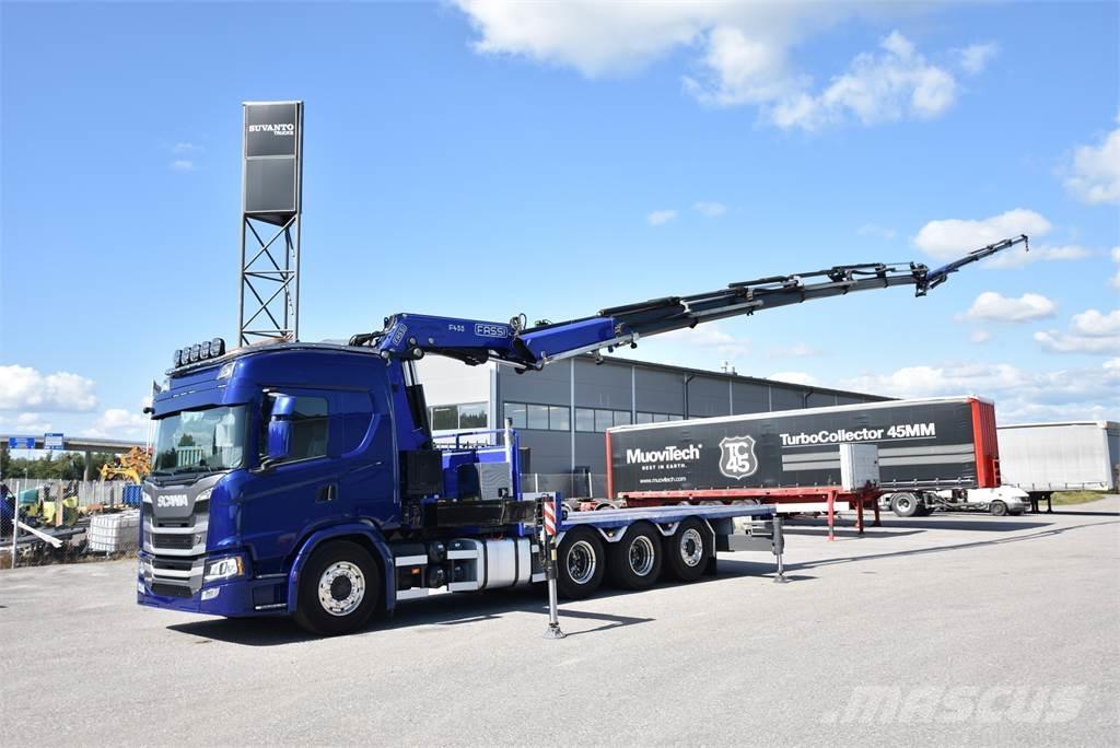 Scania G450 8X4 شاحنات الرافعات