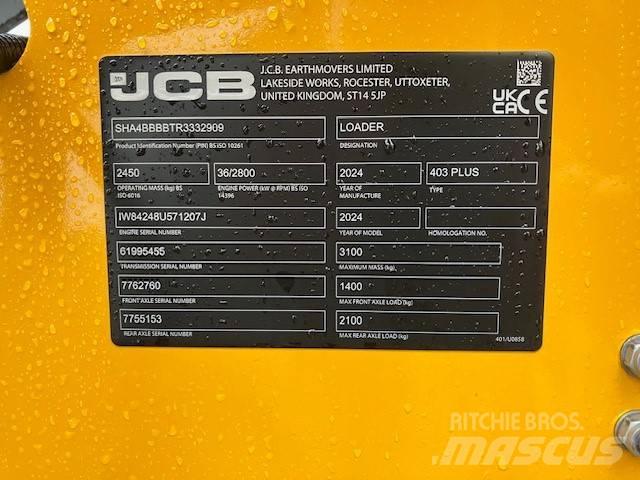 JCB 403 Plus لوادر بعجل