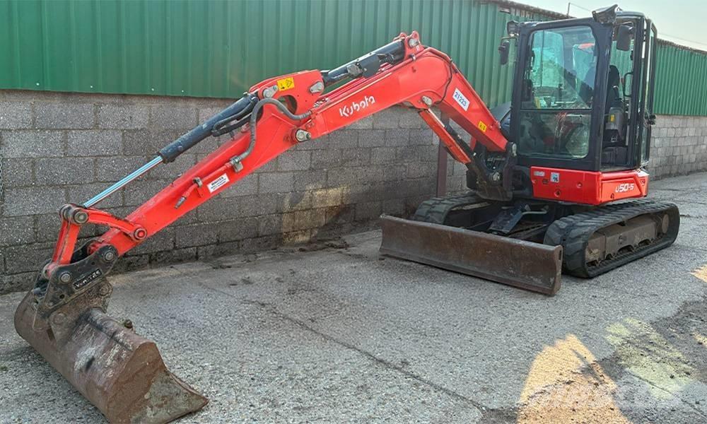 Kubota U 50-5 حفارات صغيرة أقل من 7 طن (حفارات صغيرة)