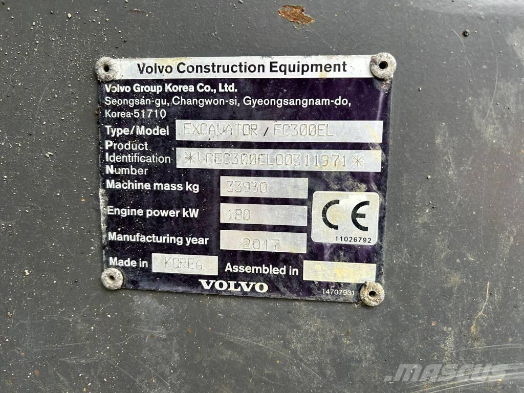 Volvo EC 300 EL حفارات زحافة