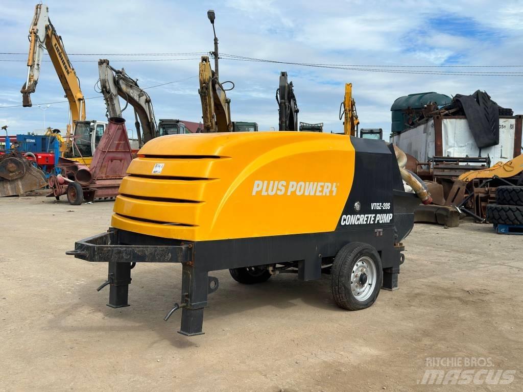 Plus Power VTGZ-20S مضخات خرسانة