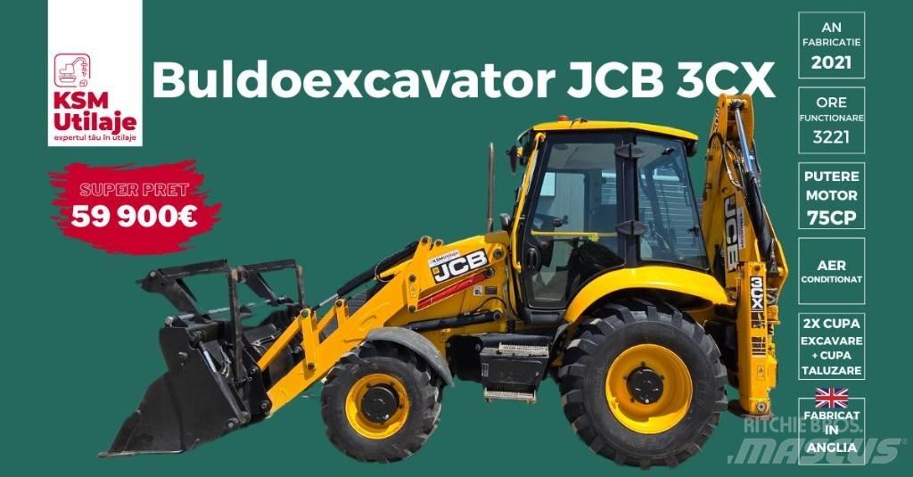 JCB 3 CX لوادر ذات جرافات عكسية