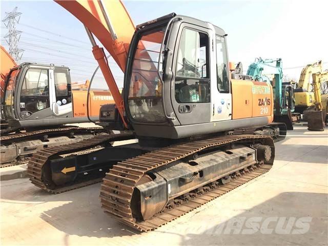 Hitachi zx210 حفارات زحافة