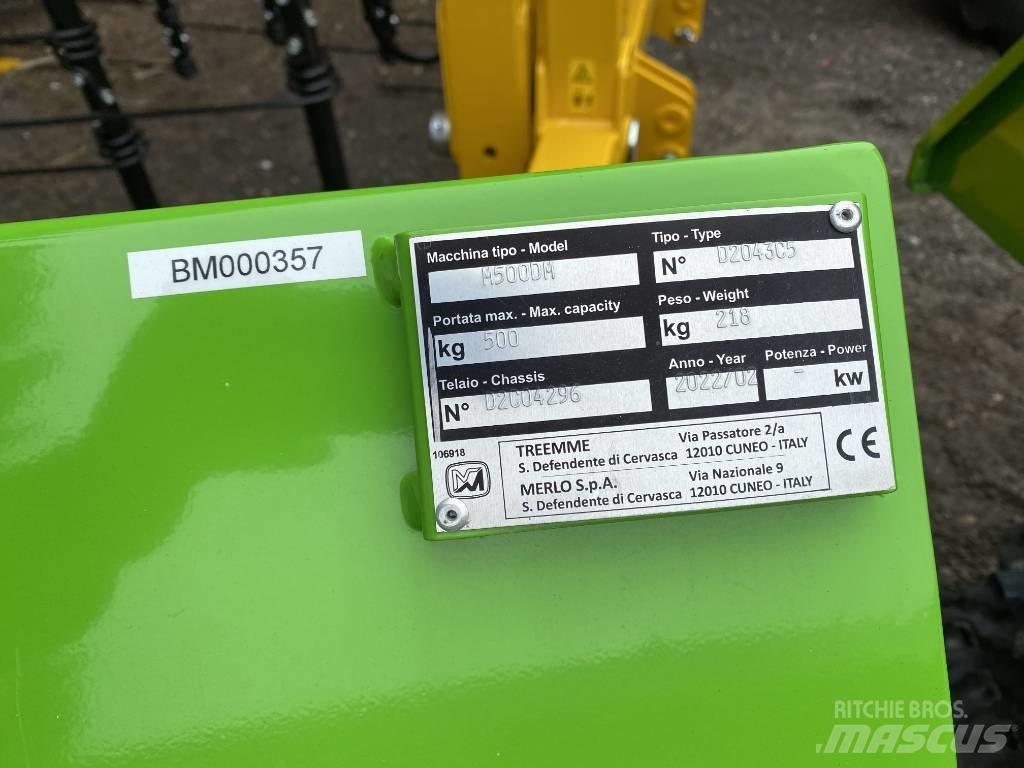 Merlo cingo m500d عربات نقل قلابة مجنزرة