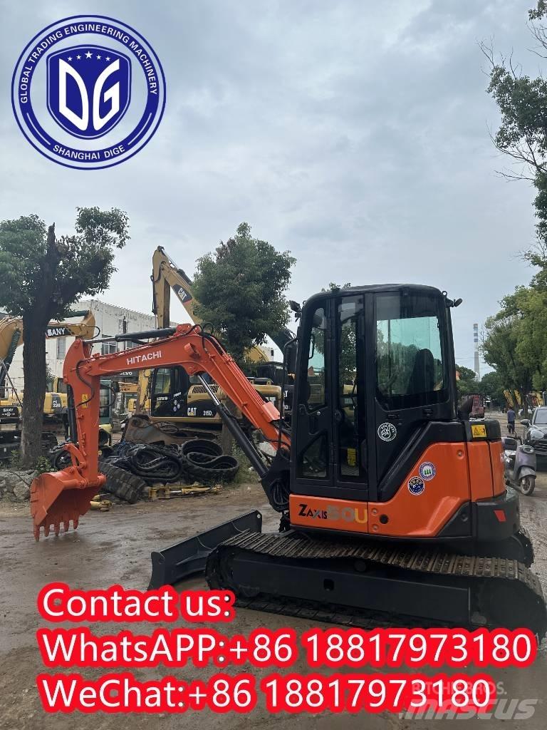 Hitachi ZX 50 U حفارات صغيرة أقل من 7 طن (حفارات صغيرة)