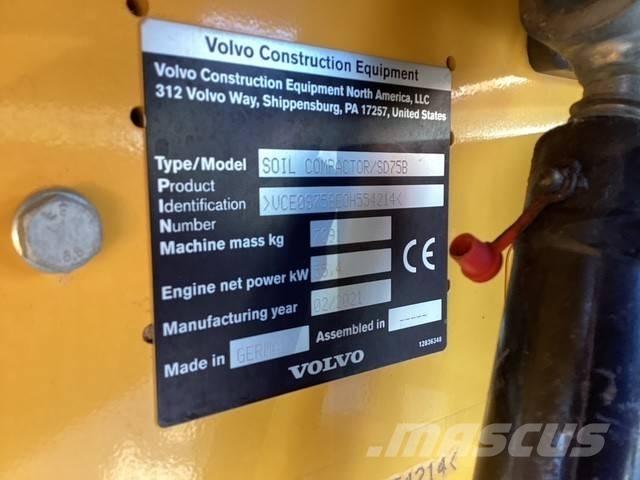 Volvo SD 75 B مداحل أحادية الأسطوانة