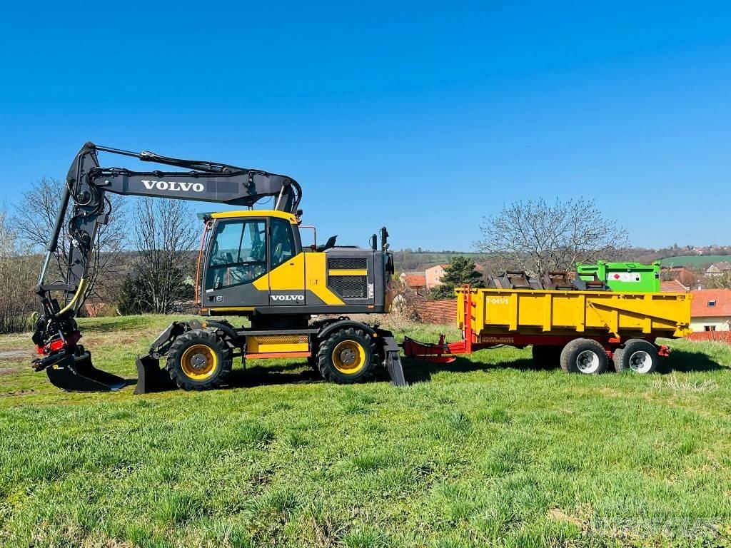 Volvo EW 160 E حفارات بعجل