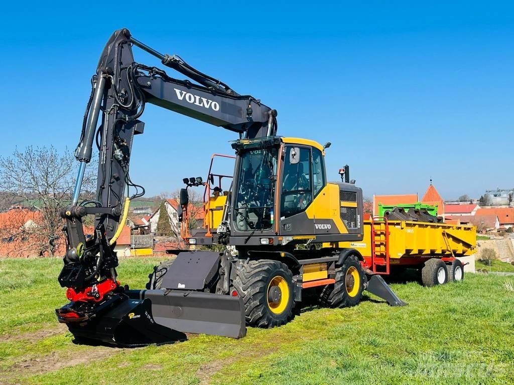 Volvo EW 160 E حفارات بعجل