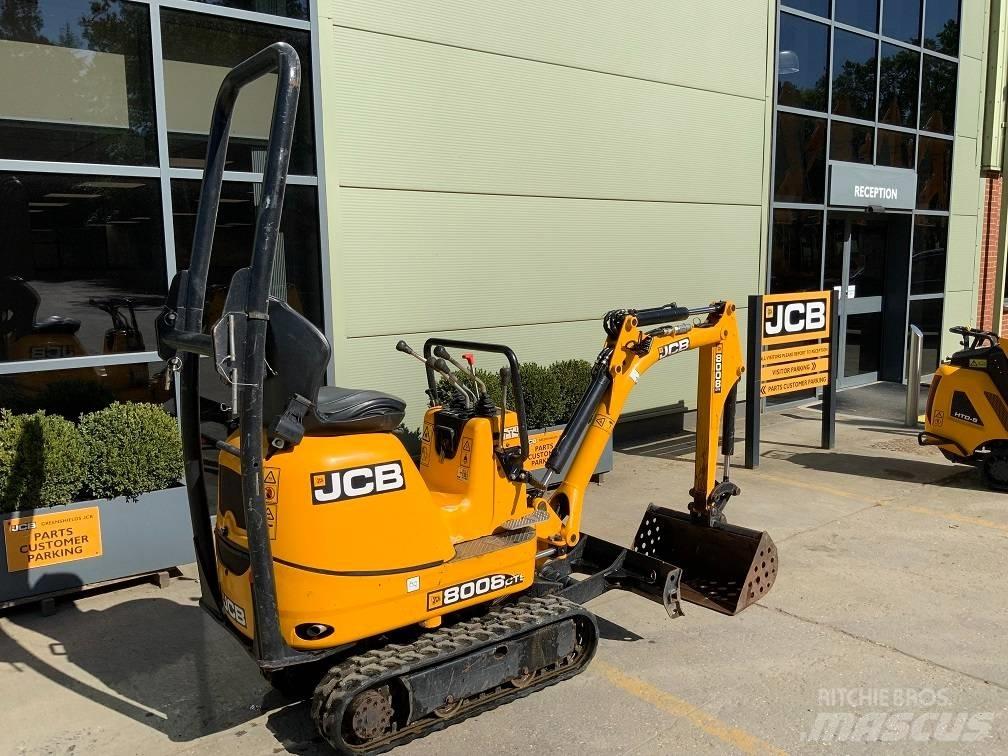 JCB 8008 حفارات صغيرة أقل من 7 طن (حفارات صغيرة)
