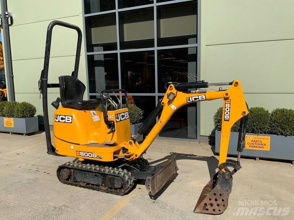 JCB 8008 حفارات صغيرة أقل من 7 طن (حفارات صغيرة)
