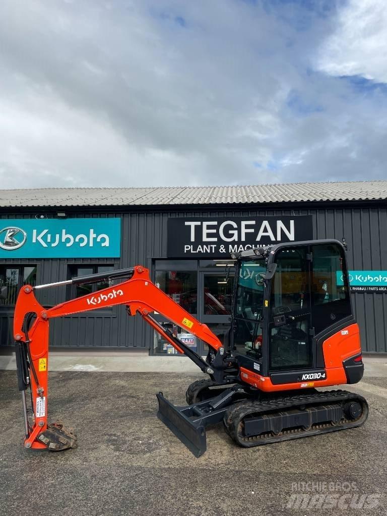 Kubota KX 030-4 حفارات صغيرة أقل من 7 طن (حفارات صغيرة)