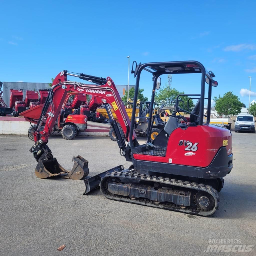 Yanmar SV26 Ess+ حفارات صغيرة أقل من 7 طن (حفارات صغيرة)