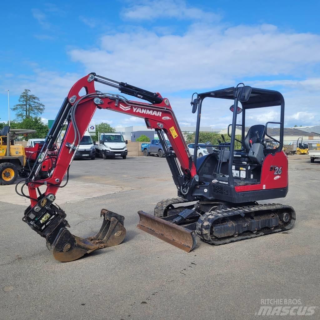 Yanmar SV26 Ess+ حفارات صغيرة أقل من 7 طن (حفارات صغيرة)