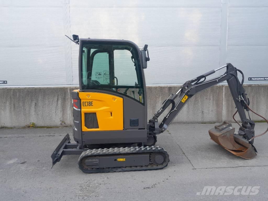 Volvo EC18E حفارات صغيرة أقل من 7 طن (حفارات صغيرة)