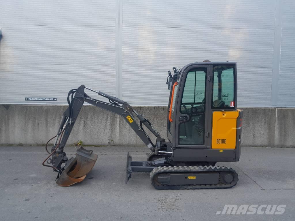 Volvo EC18E حفارات صغيرة أقل من 7 طن (حفارات صغيرة)