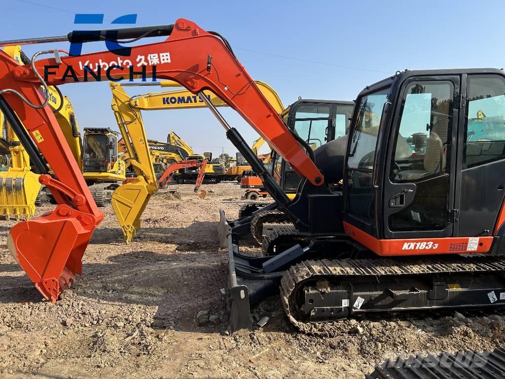 Kubota KX 183-3 حفارات زحافة