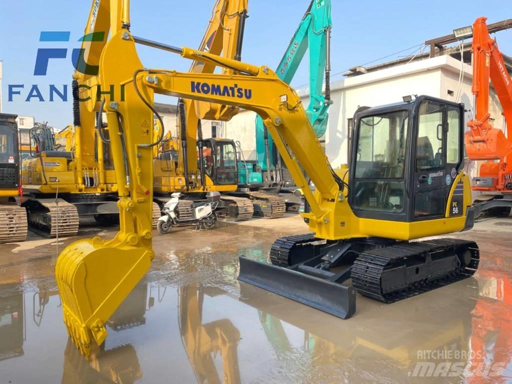 Komatsu PC 56-7 حفارات زحافة
