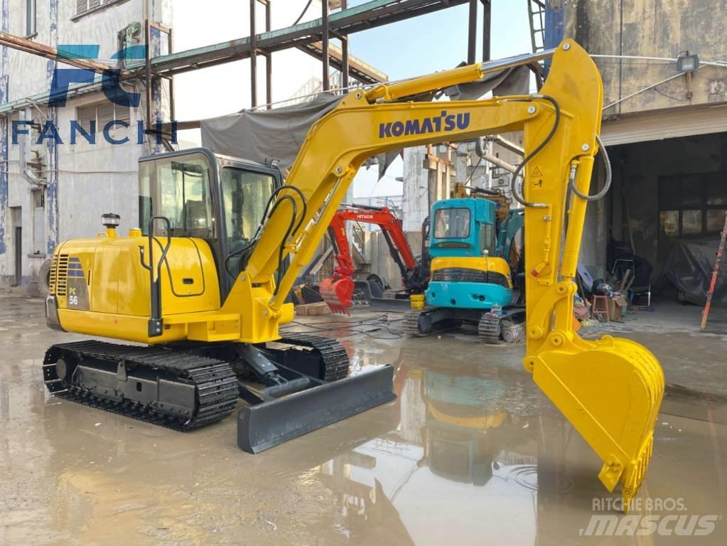 Komatsu PC 56-7 حفارات زحافة