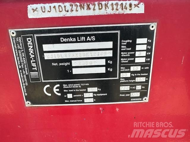 Denka-Lift DL 22 N المنصات الهوائية المثبتة على مقطورة