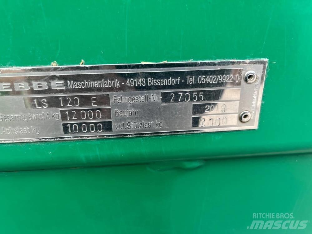 Tebbe 120 LS معدات توزيع السماد العضوي