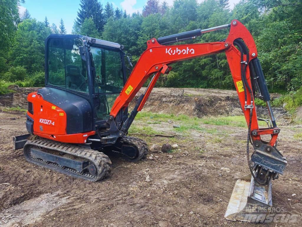 Kubota KX 027-4 حفارات صغيرة أقل من 7 طن (حفارات صغيرة)