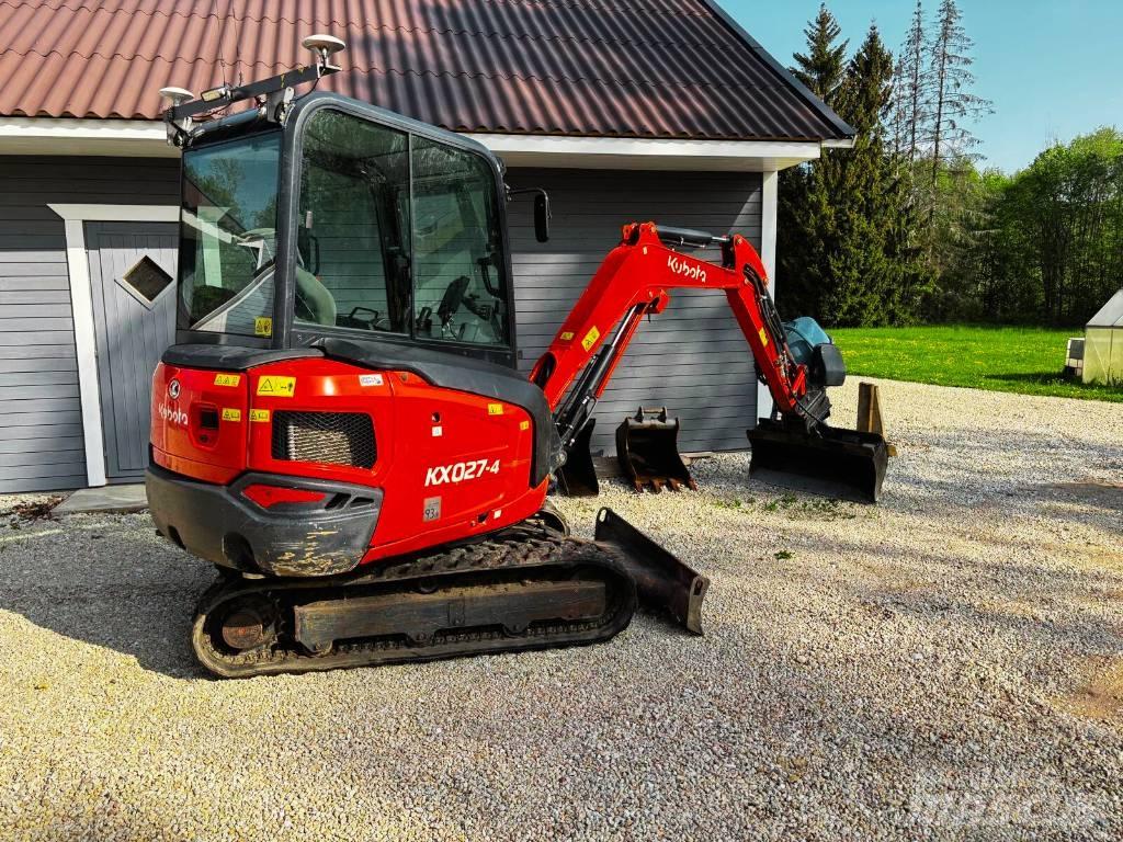 Kubota KX 027-4 حفارات صغيرة أقل من 7 طن (حفارات صغيرة)