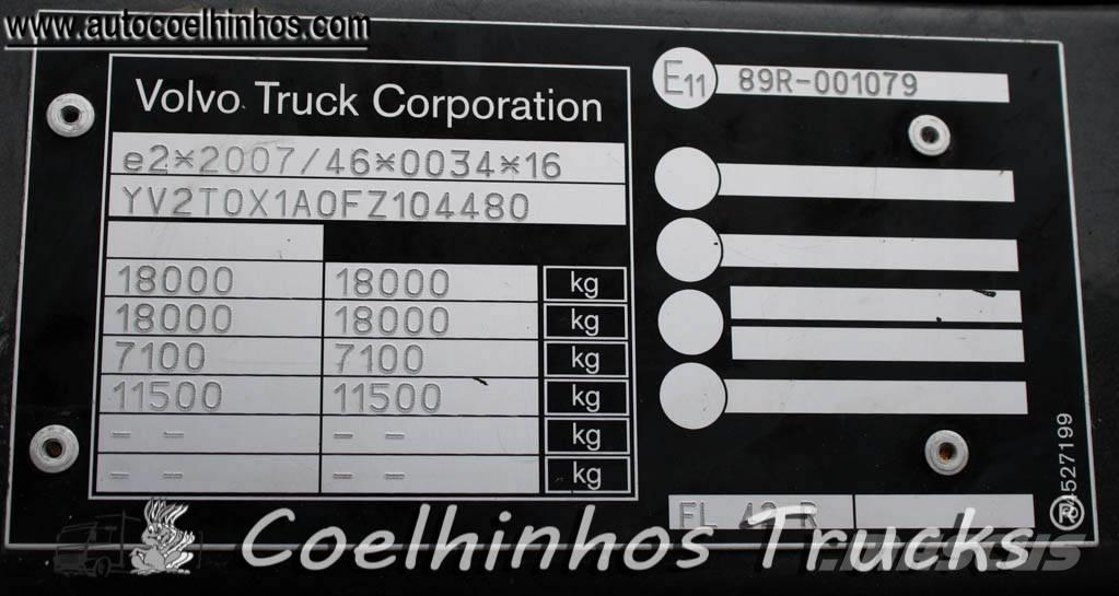 Volvo FL 250 شاحنات مسطحة/مفصلية الجوانب
