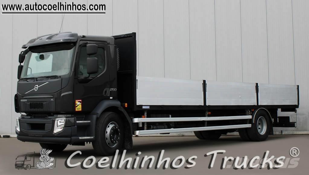 Volvo FL 250 شاحنات مسطحة/مفصلية الجوانب