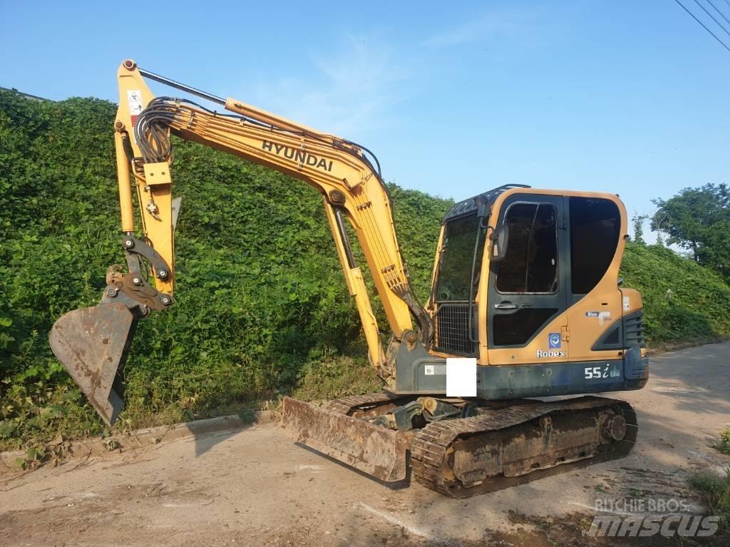 Hyundai Robex 55 حفارات صغيرة أقل من 7 طن (حفارات صغيرة)