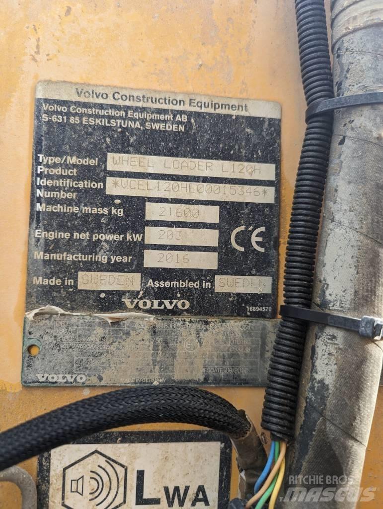 Volvo L 120 H لوادر بعجل