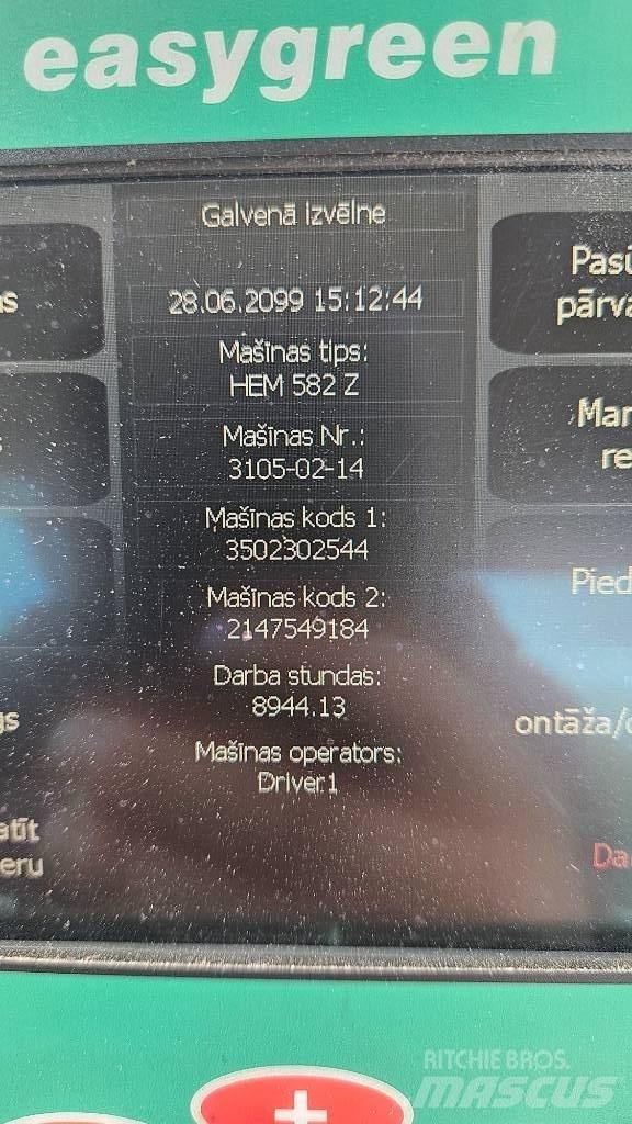 JENZ HEM 582 Z ماكينات تقطيع أخشاب الحراجة
