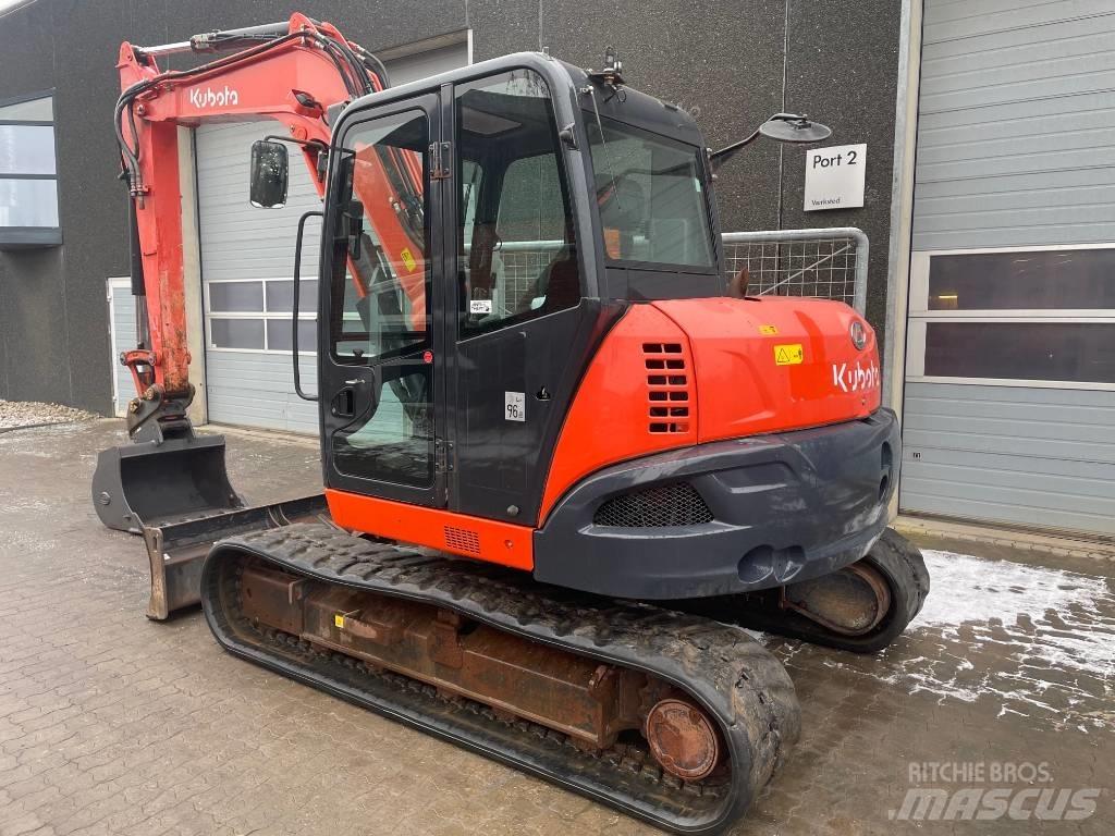 Kubota KX080-4a حفارات وسط 7 طن - 12 طن