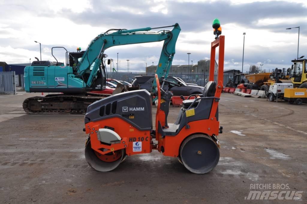 Hamm HD 10 C VV مداحل ثنائية الاسطوانة