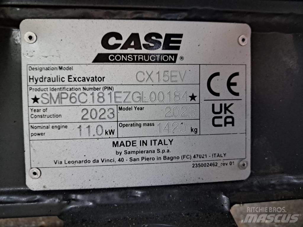 CASE CX15EV حفارات صغيرة أقل من 7 طن (حفارات صغيرة)