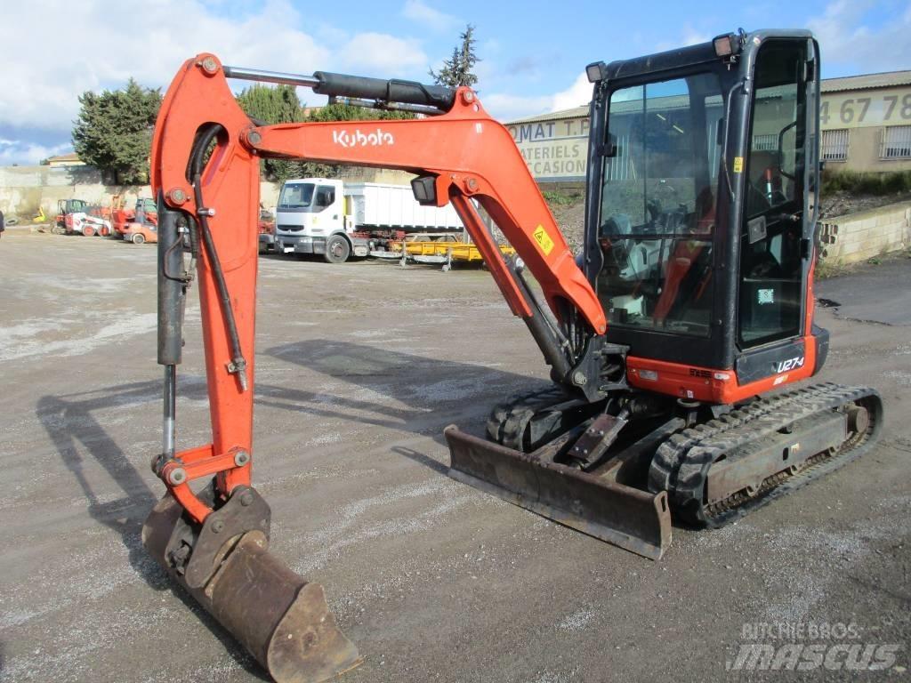 Kubota U 27-4 حفارات صغيرة أقل من 7 طن (حفارات صغيرة)