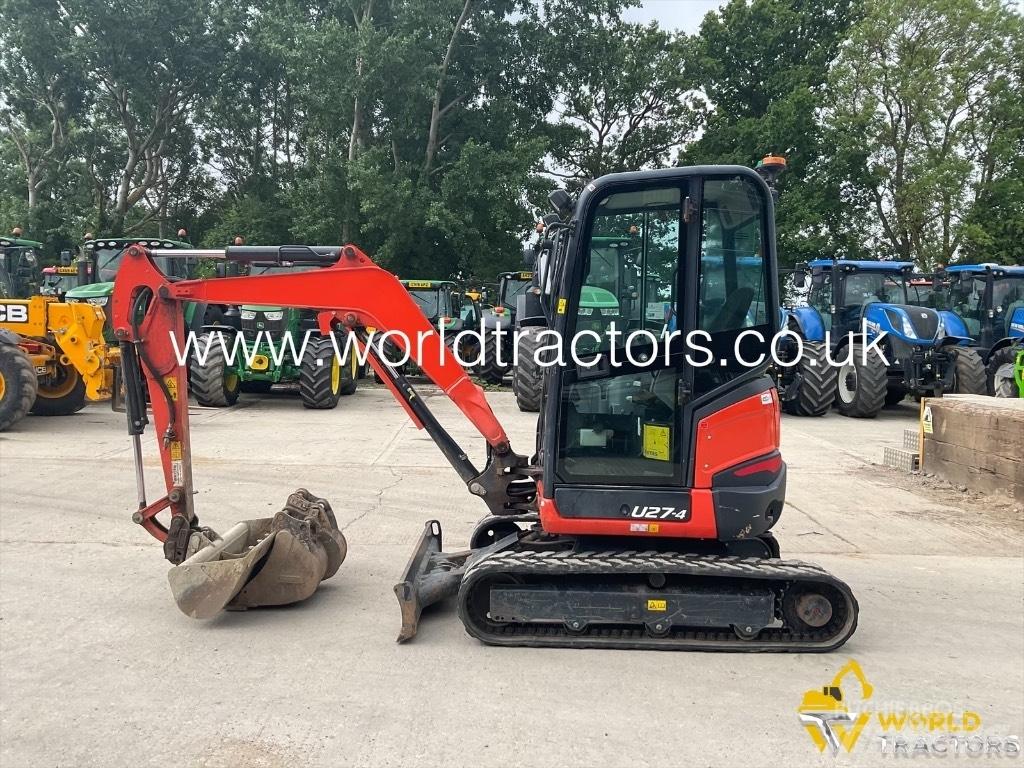 Kubota U 27-4 حفارات صغيرة أقل من 7 طن (حفارات صغيرة)