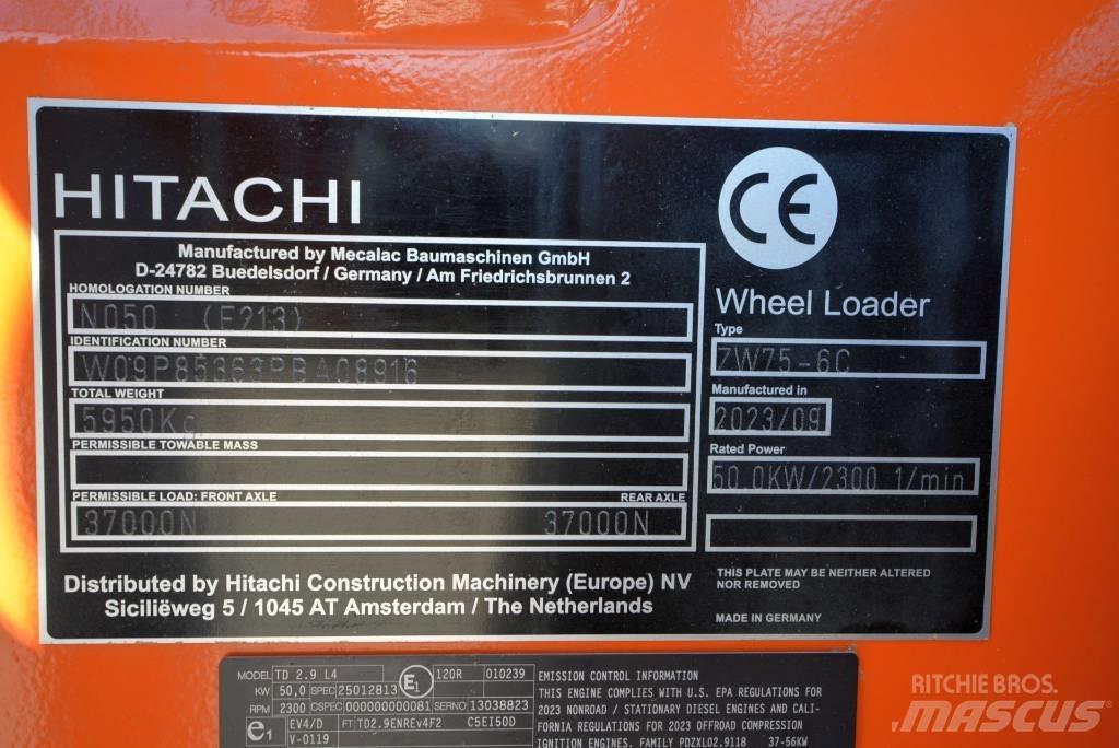 Hitachi ZW 75-6 C لوادر بعجل