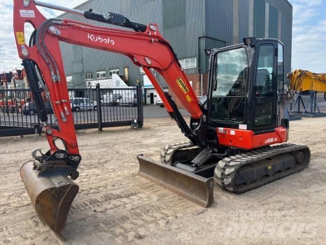 Kubota U 56-5 حفارات صغيرة أقل من 7 طن (حفارات صغيرة)