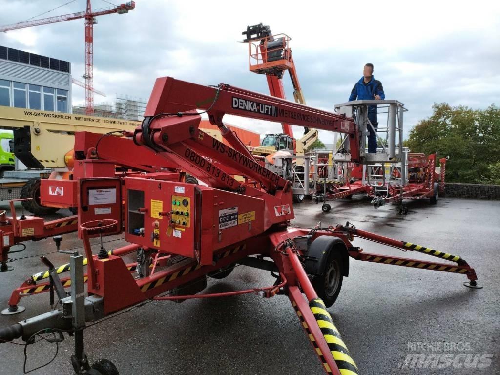 Denka-Lift DK 12 المنصات الهوائية المثبتة على مقطورة