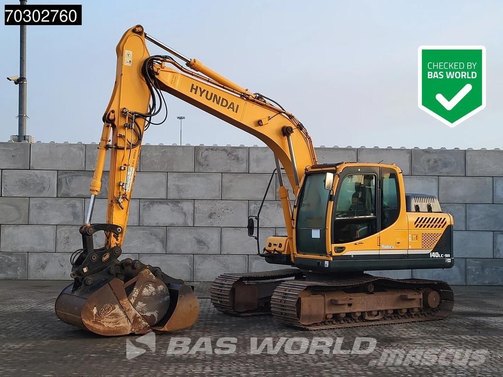 Hyundai R140 LC-9A حفارات زحافة