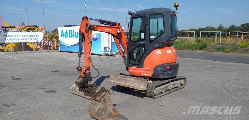 Kubota U 20-3 حفارات صغيرة أقل من 7 طن (حفارات صغيرة)