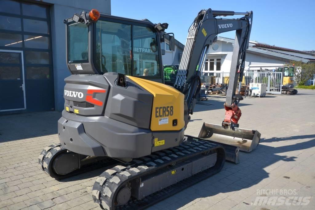 Volvo ECR 58 F حفارات صغيرة أقل من 7 طن (حفارات صغيرة)