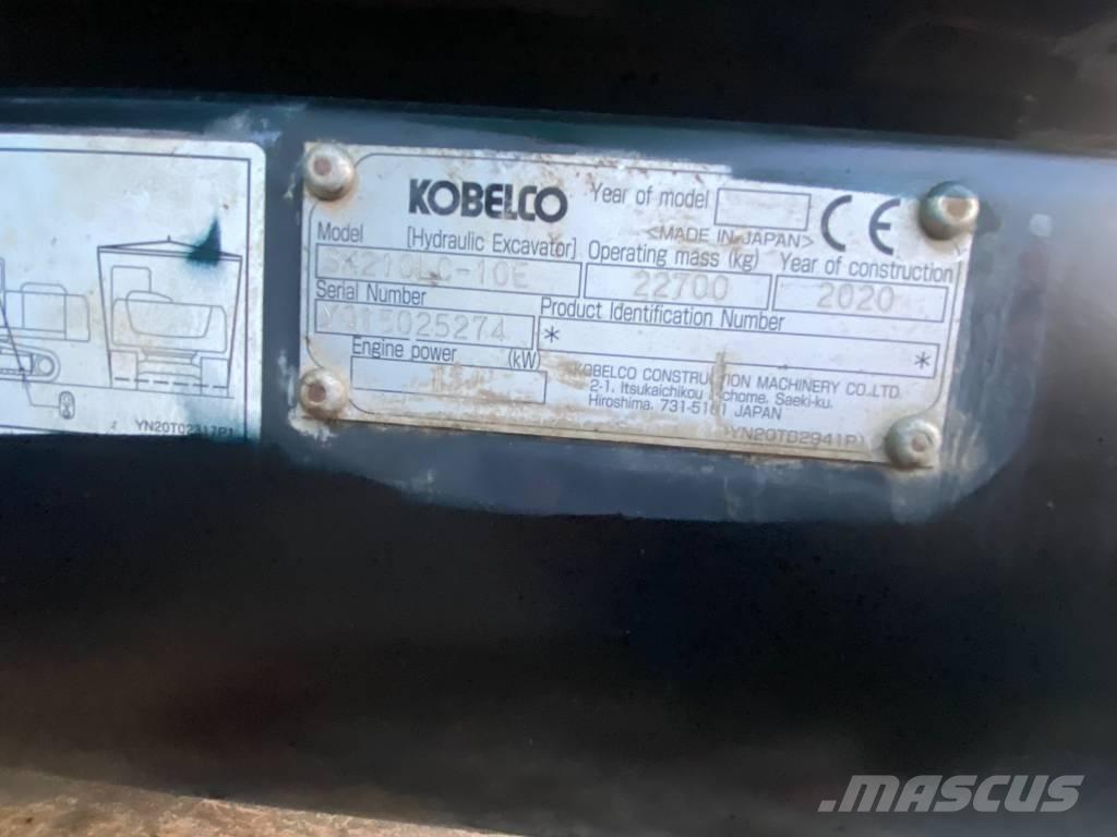Kobelco SK210LC-10E حفارات زحافة