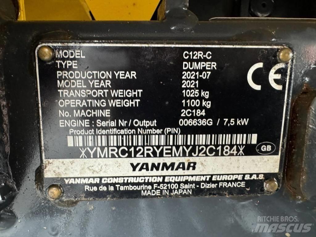 Yanmar C 12 RC عربات نقل قلابة مجنزرة